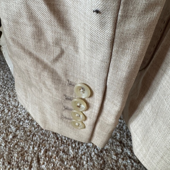 Banana Republic women’s size 6, cream wool/silk blazer jacket - Picture 5 of 6